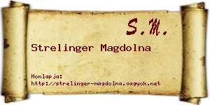 Strelinger Magdolna névjegykártya